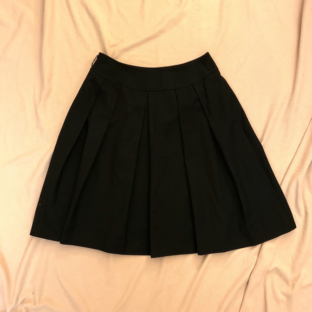 Black Pleated Skirt